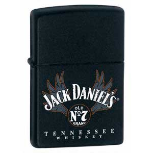 Zippo Jack Daniel's Wing Logo,Black Matte #21017