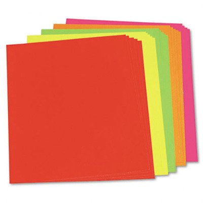 Neon Poster Board, 22 X 28 Inches, Assorted Neon, 25 Sheets (104234)