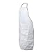 Magid A9P EconoWear Poly Plus Disposable Bib Apron, 28" Width x 36" Height, White (Case of 400)