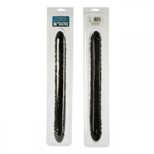 Doc Johnson Veined Double Header 18-Inch Black