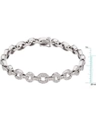 Diamond Bracelet 14K White 1 1/8 Ct Tw 63555