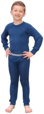 Indera Boys Thermal Shirt and Pant Set in Colors