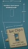 Cepco Tool ICEX-SBR Ipe Clip Extreme Short Brown 175-Piece kit