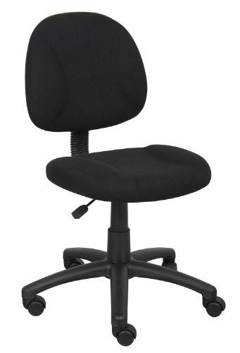 Boss Fabric Deluxe Posture Chair Black