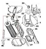 Hoover Vacuum EmPower Model U5262-910 Cartridge Filter Part # 40140201