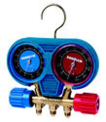 Robinair 40134A R-134A A/C Side Wheel Manifold Gauge Set with Hoses