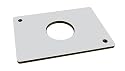 Bench Dog 40-020 Blank Phenolic Insert With 3.6-Inch Hole