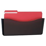 Rubbermaid 65978 Unbreakable Single Pocket Wall File, Legal Size, Smoke