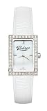San Diego Padres Ladies Allure Watch White Leather Strap