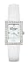 San Diego Padres Ladies Allure Watch White Leather Strap