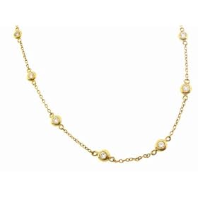 Diamond Chain in Yellow Gold by Jude Frances