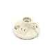 Leviton 9716-C One-Piece Glazed Porcelain Outlet Box Mount, Incandescent Lampholder, Pull Chain, 2 Wire Outlet, Side Wired, White