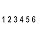 QwikMark Traditional 8 Digit Rubber Number Stamp, Type Size 1, Black (RN018)