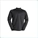 Polaris Mock Turtle Neck Top Mens MD Black Snow Sled Trail