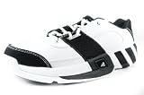 adidas Men's Gil Zero Low TD Basketball Shoe,Runwhite/Blk/Metsil,8 M