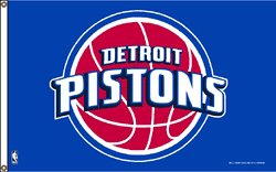 Detroit Pistons 3 x 5 Flag