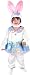 Child's Infant Girl Nursery Rhyme Bunny Costume (1-2T)