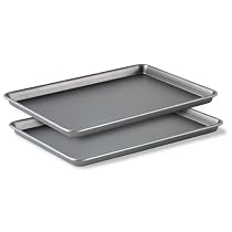 Calphalon Classic Bakeware Special Value 12-by-17-Inch Rectangular Nonstick Jelly Roll Pans, Set of 2