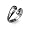Eve's Addiction Sterling Silver Elongated Teardrop Ring, sterling-silver, 5