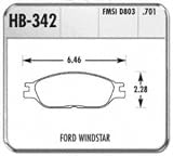 Hawk Performance HB342F.701 HPS Brake Pad