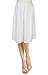 H&C Womens Versatile Stretchy Flared Pleated Skirt