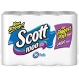 Scott White Bathroom Tissue - 36 rolls per pack -- 1 each.