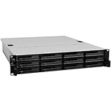 Synology 12-Bay Diskless Plug-n-Use 2U Rackmount Expansion Unit with Redundant Power Supply (RX1214RP)