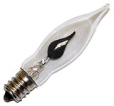 Review Gerson  / C7 Candelabra Screw (E12) Base Flicker Christmas Holiday Light Bulb Replacement Bulb
