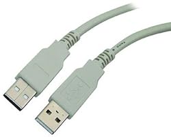 USB Interface Cable A Male to A Male 6ft by Pexell