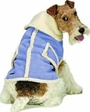 Ethical Fashion Pet Shearling Coat Blue Medium - 59BMD