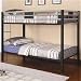 Morrell Contemporary Twin Over Twin Bunk Bed