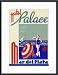 Hotel Palace, Mar Del Plata Luggage Label, Art Poster with Metal Frame, poster size: 16