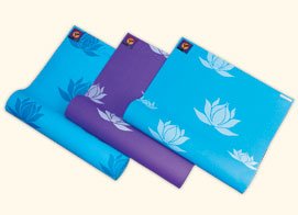Wai Lana Lotus Yoga & Pilates Mat (1/4 Thick) Purple/Purple, Mats, Yoga, Yoga & Pilate