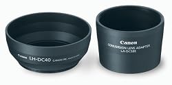 Canon LAH-DC20 Conversion Lens Adapter (LA-DC58E) and Hood (LH-DC40) Set for the S5 IS, S3 IS & S2 IS Digital Camera