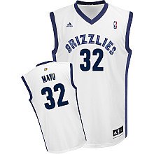 Adidas Memphis Grizzlies Oj Mayo Youth (Sizes 8-20) Revolution 30 Replica Home Jersey Medium