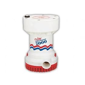 2000 G.P.H. Bilge Pump 2000 Automatic Pump 12VDC by