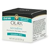 Olay Moisture Therapy Cream for Sensitive Skin, 2-Ounce Jars (Pack of 3)