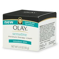 Olay Moisture Therapy Cream for Sensitive Skin, 2-Ounce Jars (Pack of 3) by Olay