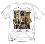 Just Another Day Firefighting White T-shirt - Adult - Medium