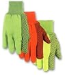 1 Dozen - Regular 8 oz. Canvas Dot Gloves - Large