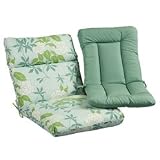 Knife Edge Wrought Iron Chair Cushion, ACHE NO MORE