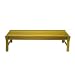 Cedar Delite RCFNBGARDEN Garden Style Western Red Bench, Clear