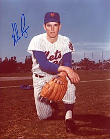 Nolan Ryan Autographed / Signed New York Mets Basebal 8x10 Photo