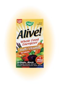 Nature's Way Multi-Vitamin, Alive! Whole Food Energizer, Tablets, 90 tablets