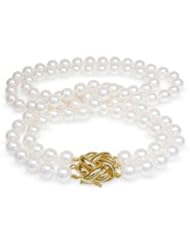 8.5x9mm AA Quality Double Strand Japanese Akoya saltwater cultured pearl necklace 18" and 19"