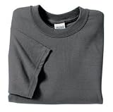 NEW Gildan Ultra Cotton - 100% Cotton T-Shirt Charcoal-XL