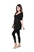 R&C Women's Draped Maternity Tunic Top - Made in USA