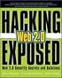 Hacking Exposed Web 2.0: Web 2.0 Security Secrets and Solutions (Hacking Exposed)