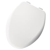 Mayfair 19160NISL-000 Alesio Italian Crafted Coralink Oblong Toilet Seat, White