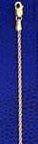 1.75MM 14 kt Diamond Cut Rope Bracelet